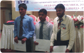 Muhammad Nadeem and a group of position holders